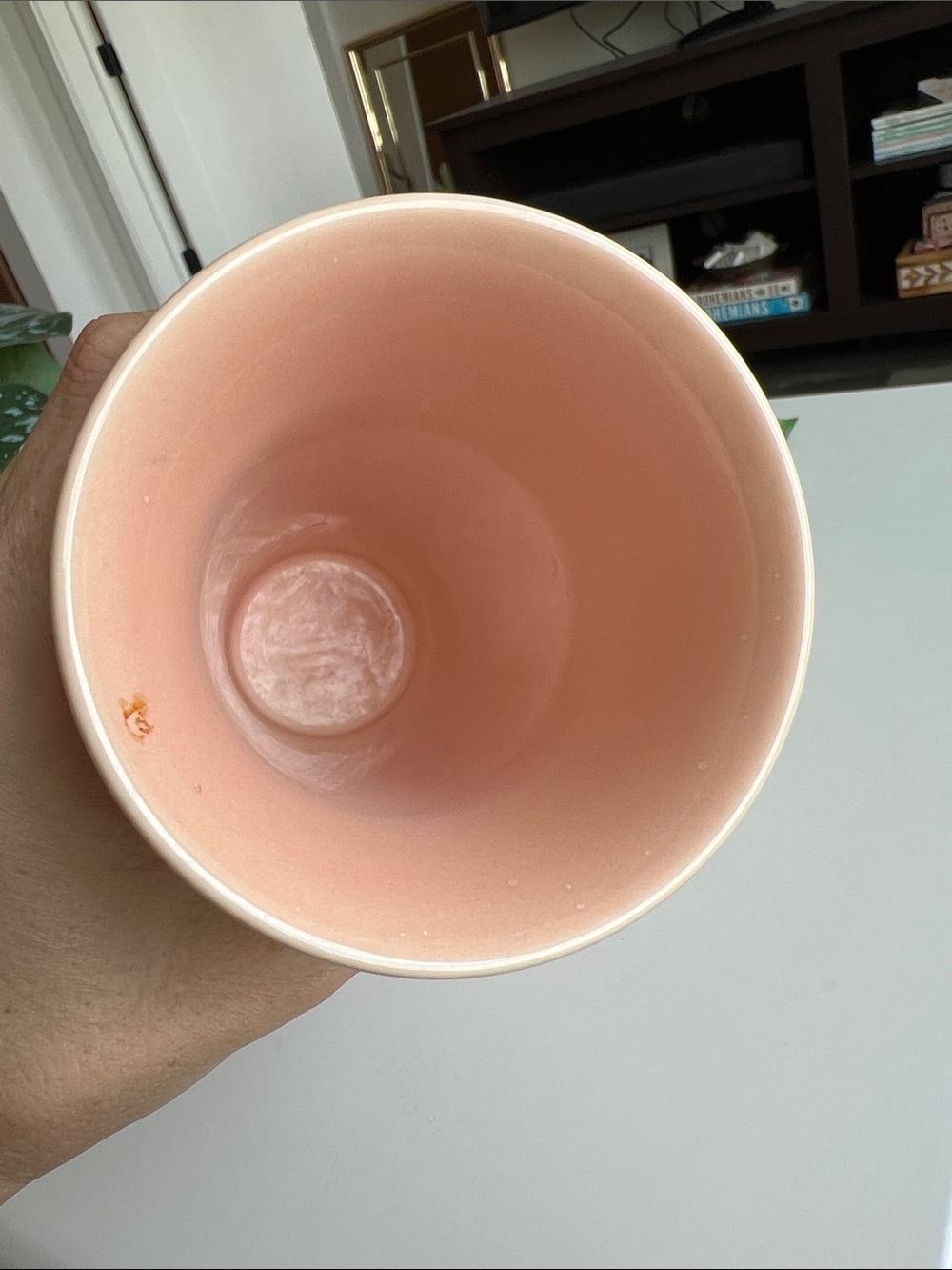 Vintage Peach Pfaltzgraff USA Vase Decor - Picture 5 of 11